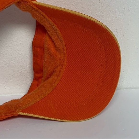 GAP | Medium Kids (7-8) | Unisex | Orange GAP Adjustable Logo Sun Visor Hat - Picture 5 of 7
